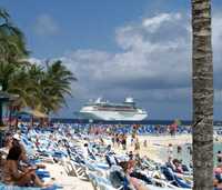 Cruise 331 Coco Cay beach and ship