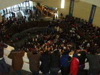 Inside the Museum of the American Indian.  This is also where New Mexico hosted its inaugural ball.