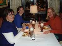 Lunch at Old Ebbitt Grill.  We had crab cakes benedict and boozy hot chocolate drinks!